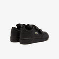 Black - Close up - Lacoste Childrens-Kids T-Clip Trainers
