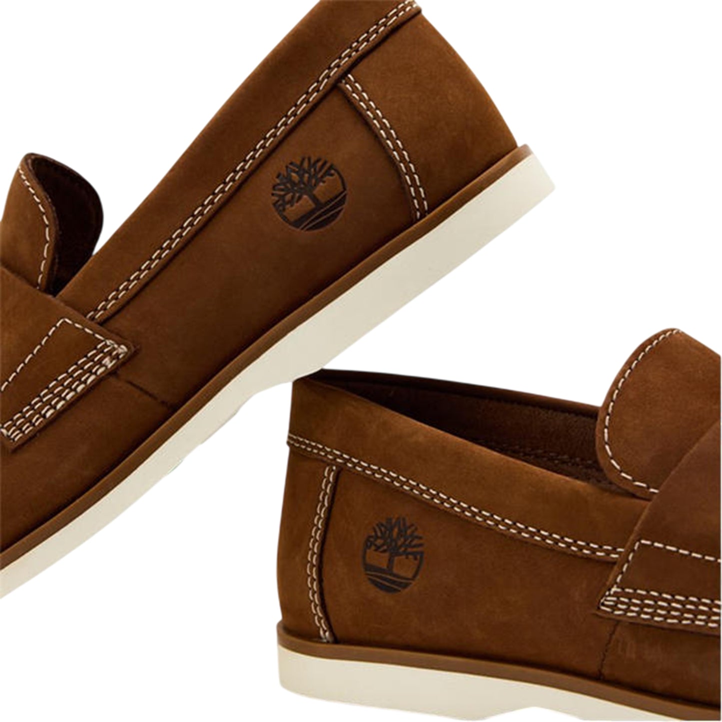 Saddle - Side - Timberland Mens Classic Moc Toe Penny Loafers