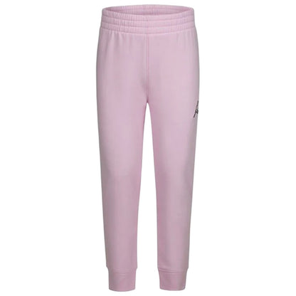 Pink-Black - Close up - Nike Childrens-Kids Air Jordan Jump Hoodie And Joggers Set