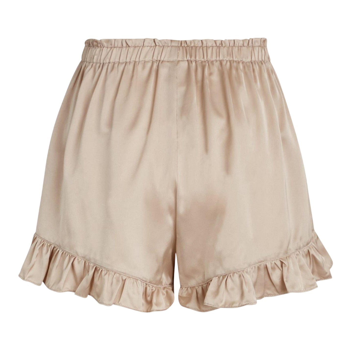 Moonlight - Back - CCDK Copenhagen Womens-Ladies Ella Plain Ruffle Hem Shorts
