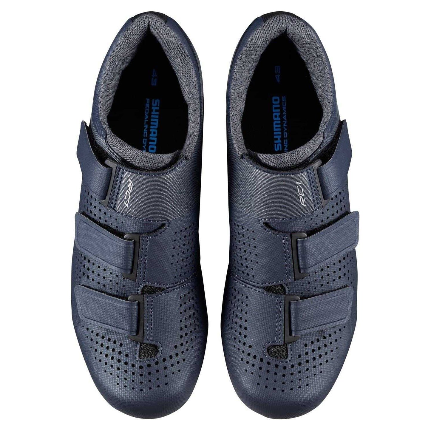 Blue - Side - Shimano Mens Cycling Shoes