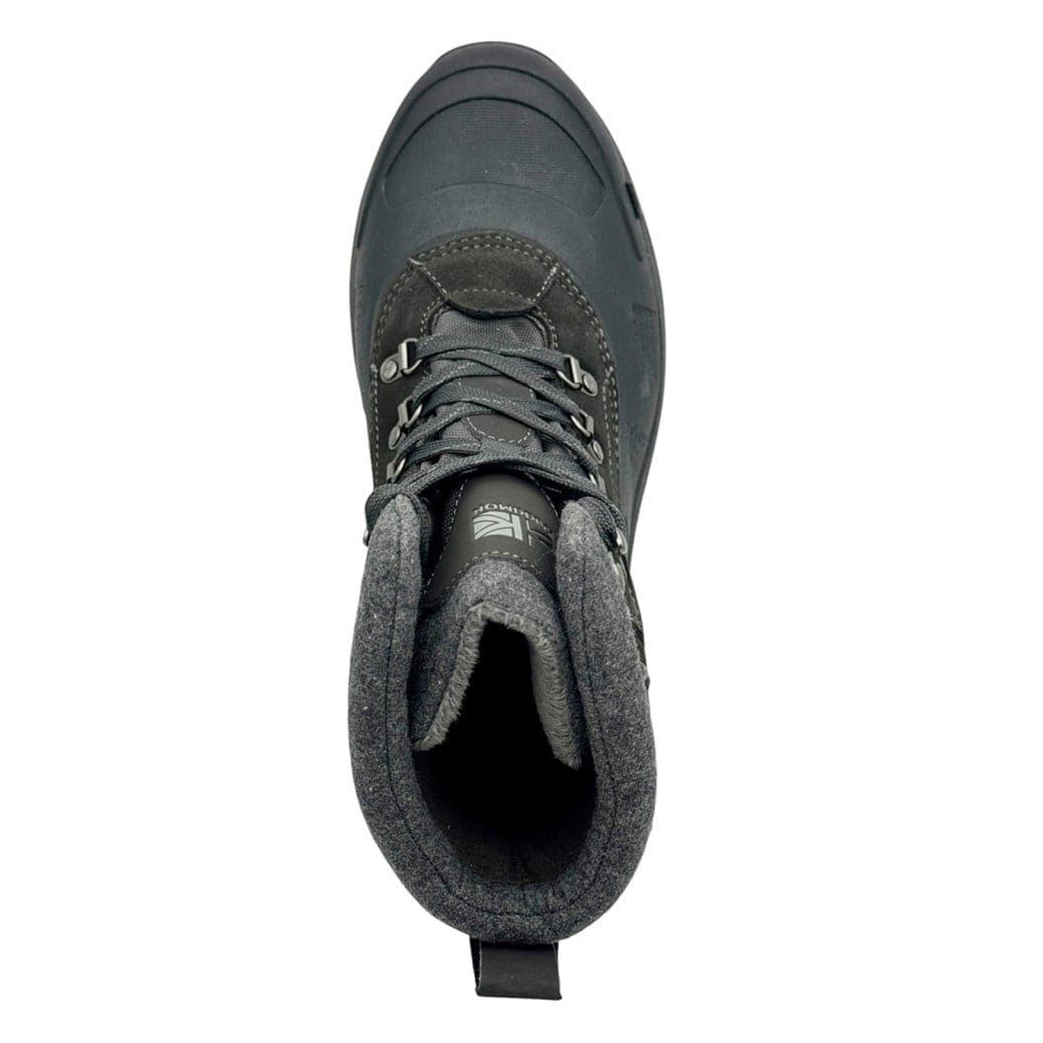 Black - Side - Karrimor Mens Suede Contrast Winter Boots