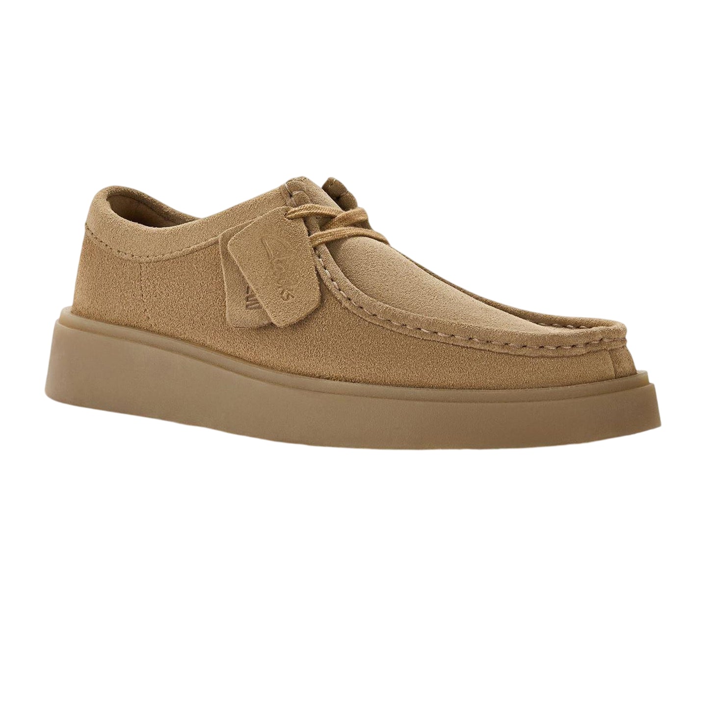 Dark Sand - Lifestyle - Clarks Mens Suede Platform Shoes