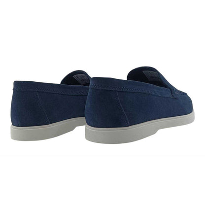 Navy - Back - Jack Wills Mens Leather Slip-on Moccasins