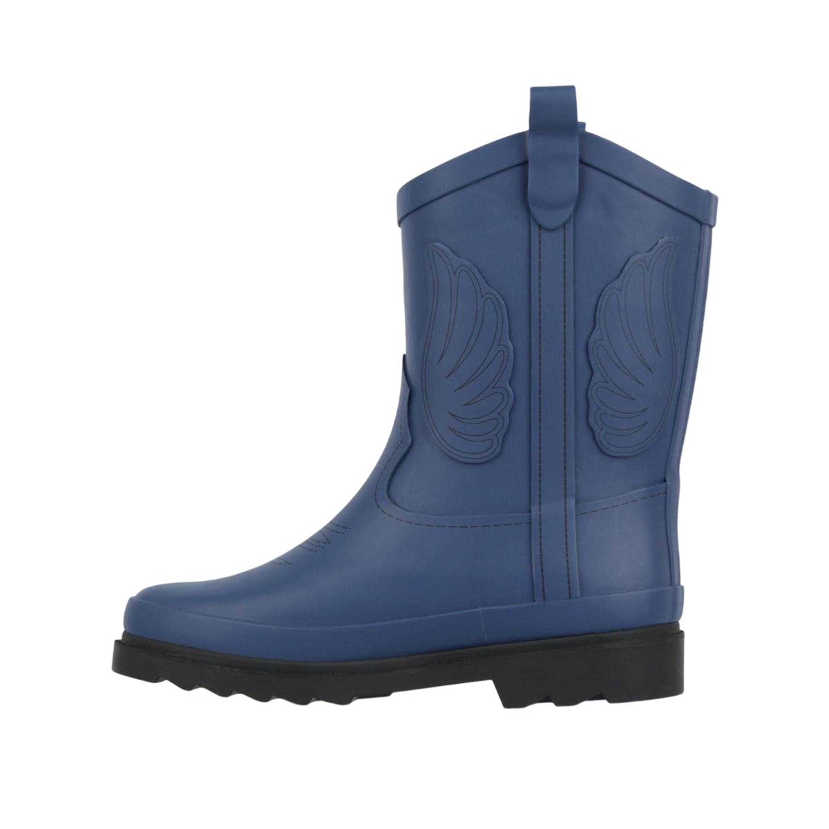 Navy - Back - Jack Wills Childrens-Kids Cowboy Boots