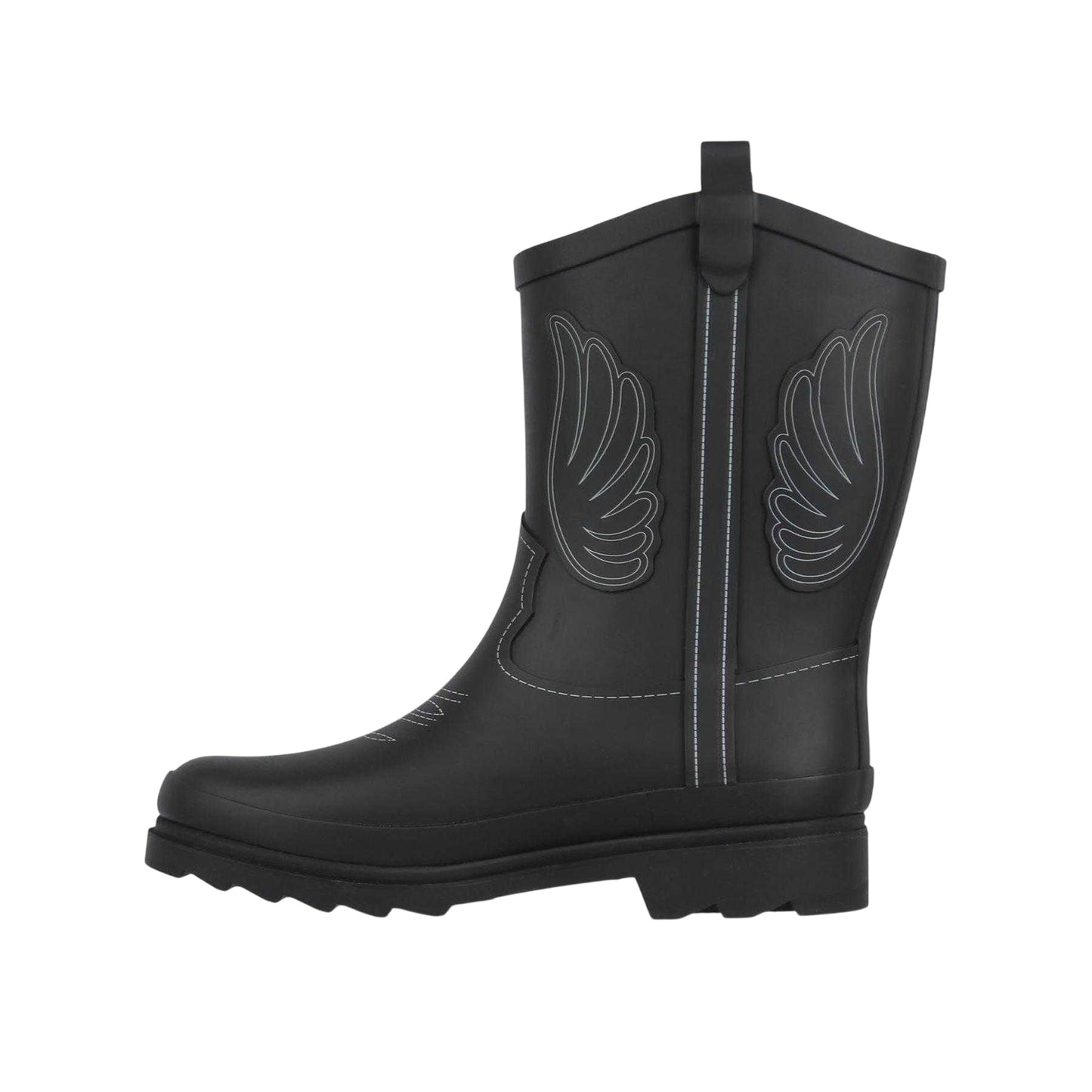 Black - Back - Jack Wills Womens-Ladies Wellington Boots