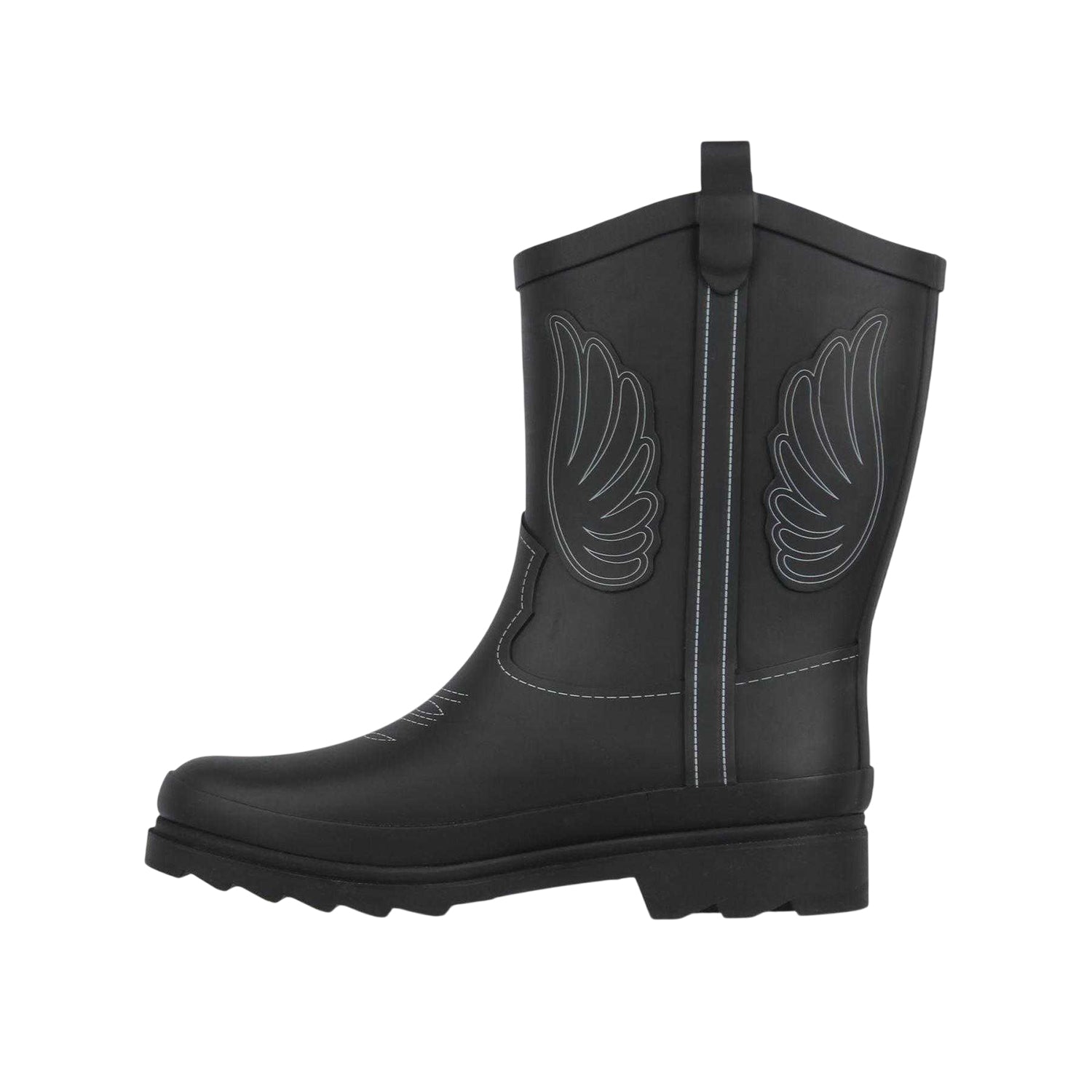 Black - Back - Jack Wills Womens-Ladies Wellington Boots