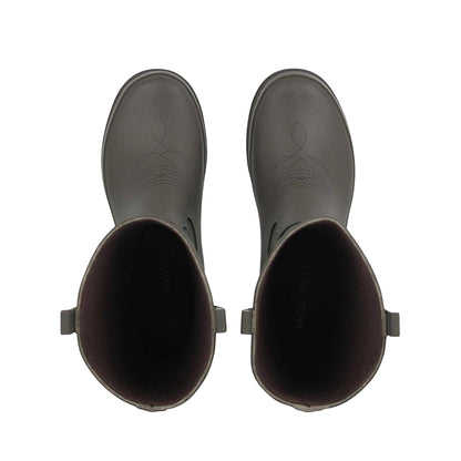 Dark Brown - Side - Jack Wills Womens-Ladies Wellington Boots