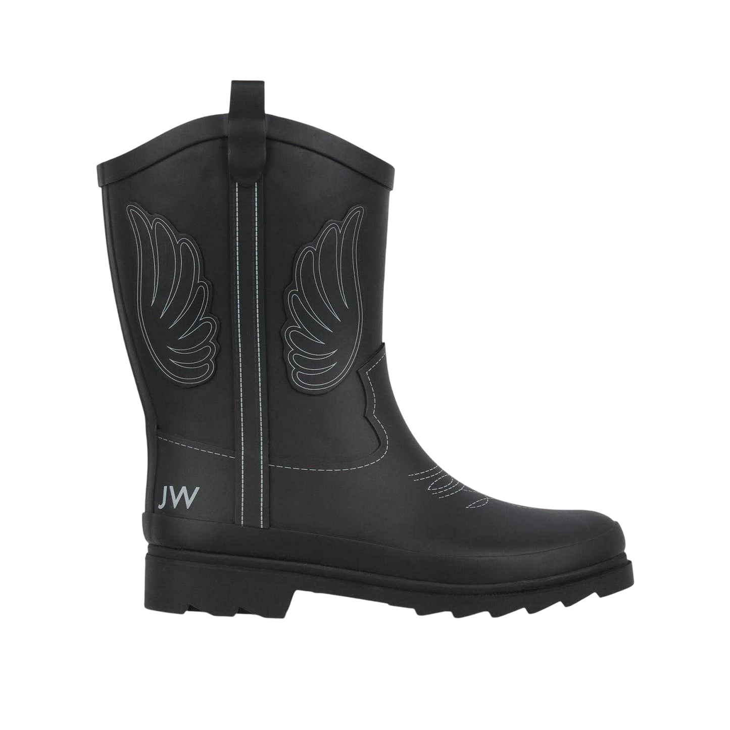 Black - Front - Jack Wills Womens-Ladies Wellington Boots