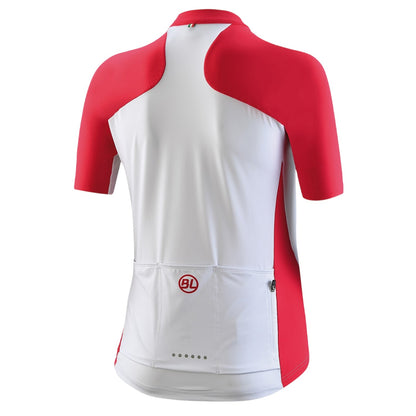 Fuchsia - Back - Bicycle Line Womens-Ladies Karol Full Zip Short-Sleeved Jersey