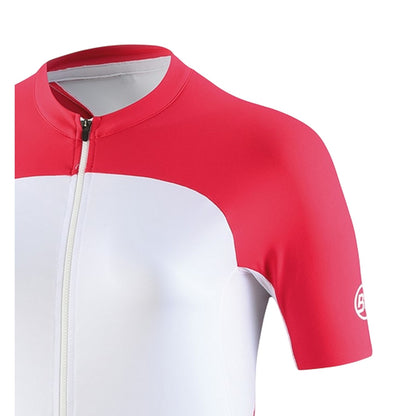 Fuchsia - Side - Bicycle Line Womens-Ladies Karol Full Zip Short-Sleeved Jersey