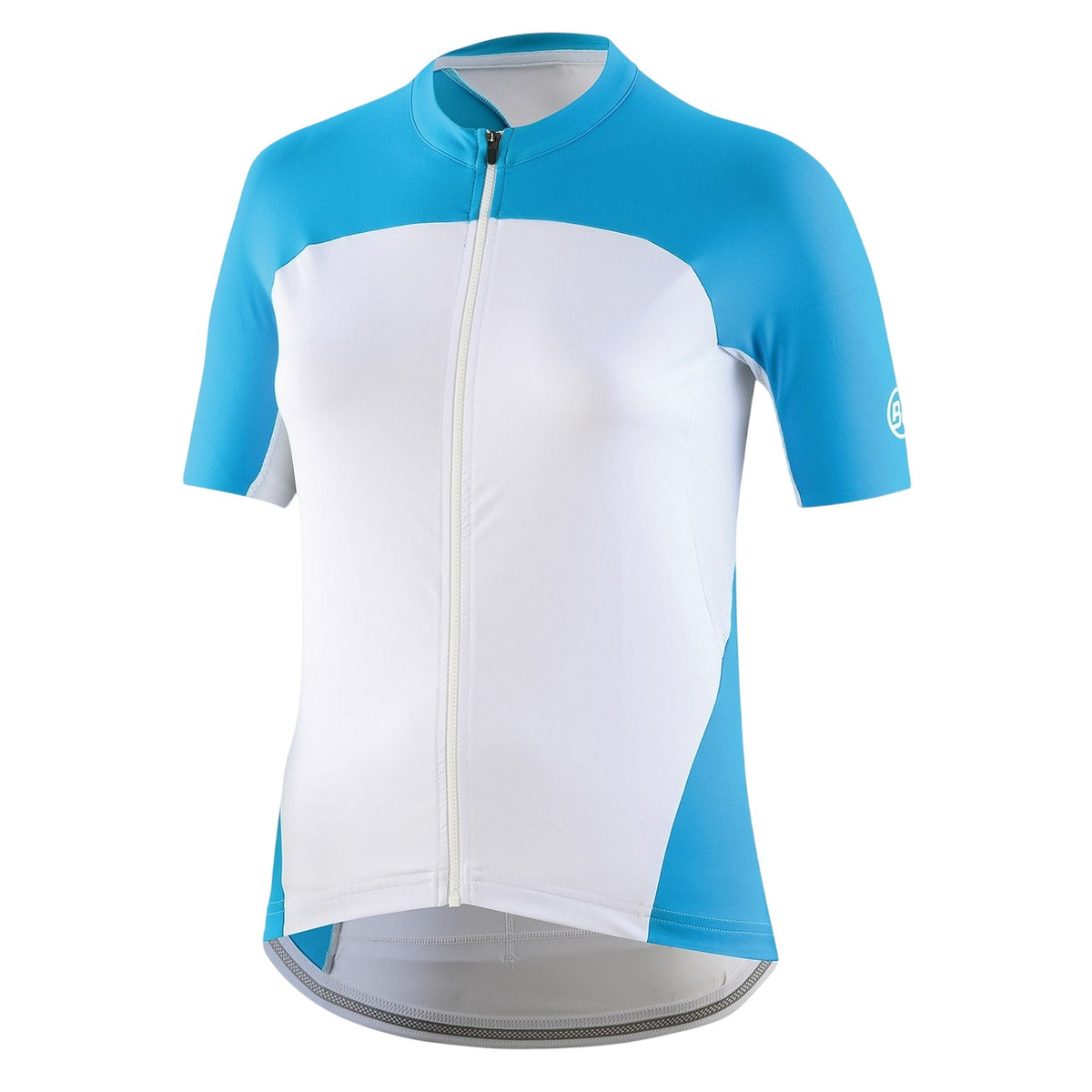 Turquoise - Front - Bicycle Line Womens-Ladies Karol Full Zip Short-Sleeved Jersey