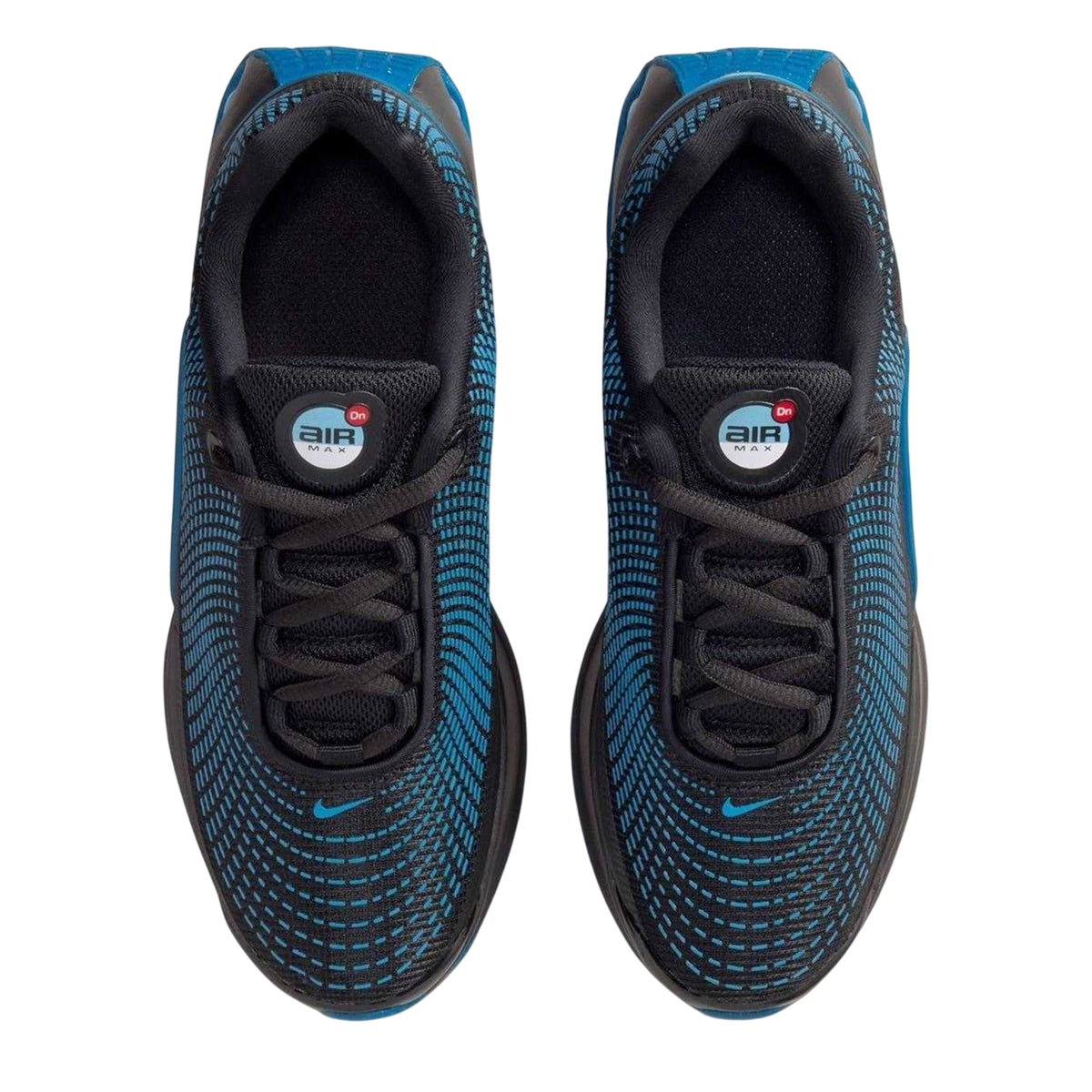 Black-Blue - Side - Nike Childrens-Kids Air Max Trainers