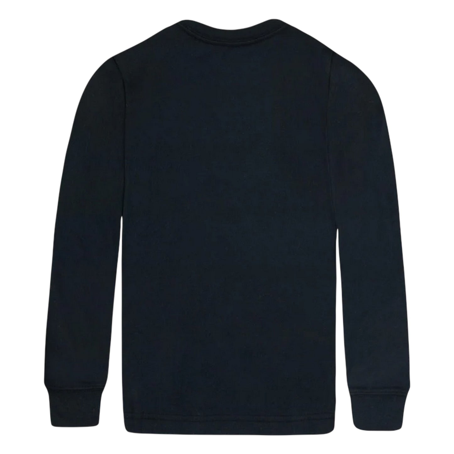 Black - Back - Nike Childrens-Kids Futura Swoosh Long-Sleeved T-Shirt