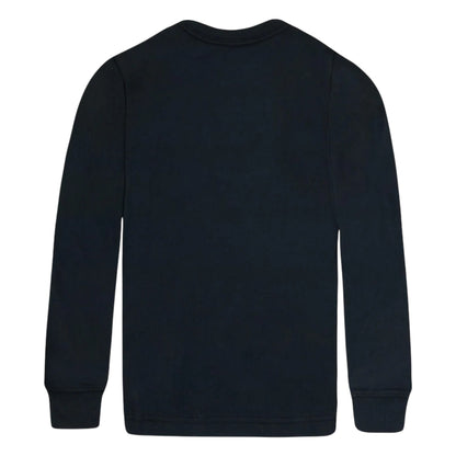 Black - Back - Nike Childrens-Kids Futura Swoosh Long-Sleeved T-Shirt