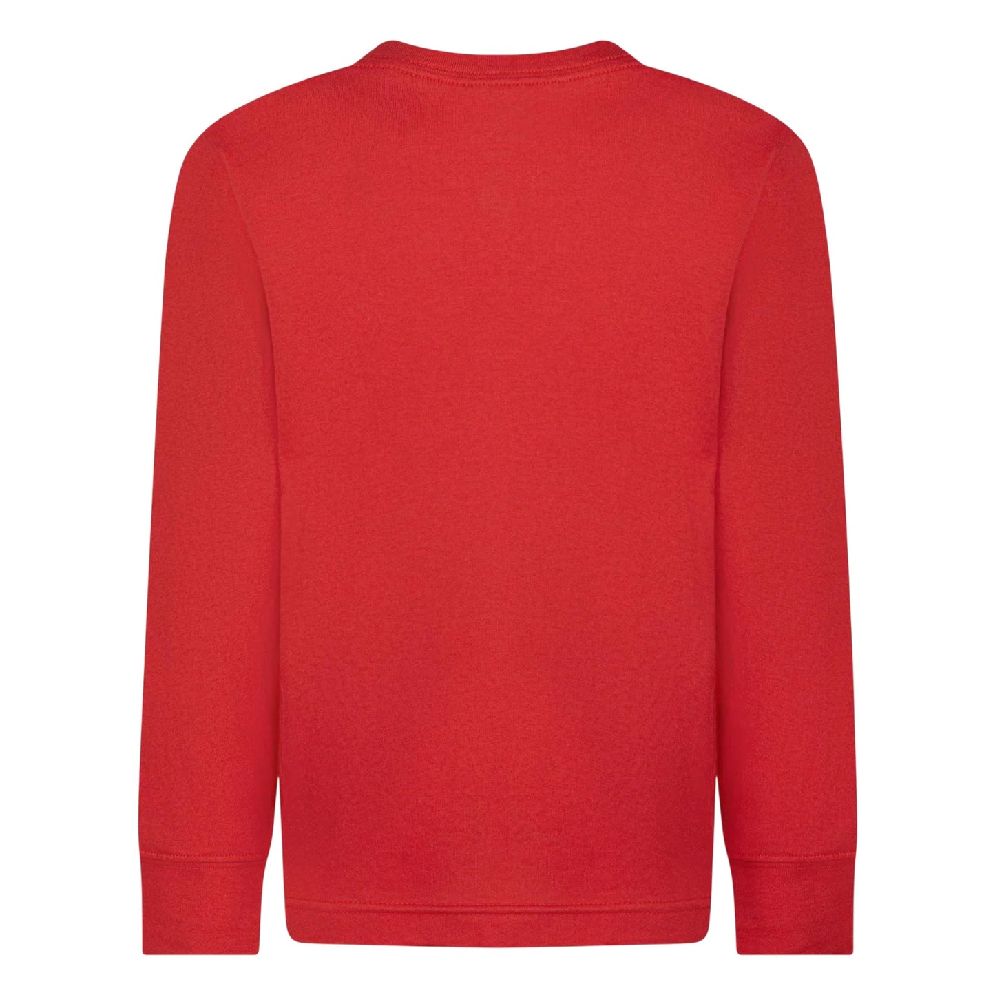University Red - Back - Nike Childrens-Kids Futura Swoosh Long-Sleeved T-Shirt