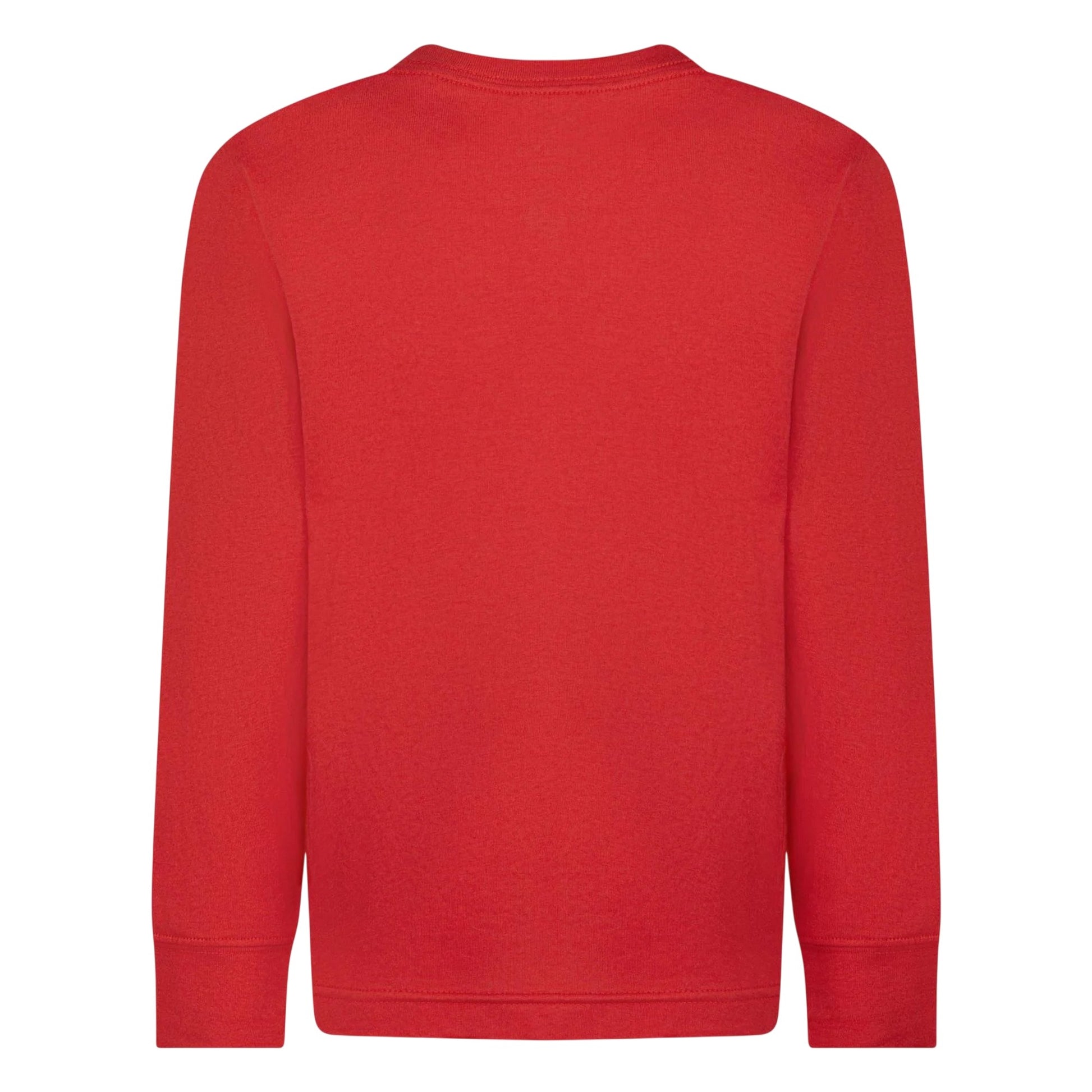 University Red - Back - Nike Childrens-Kids Futura Swoosh Long-Sleeved T-Shirt