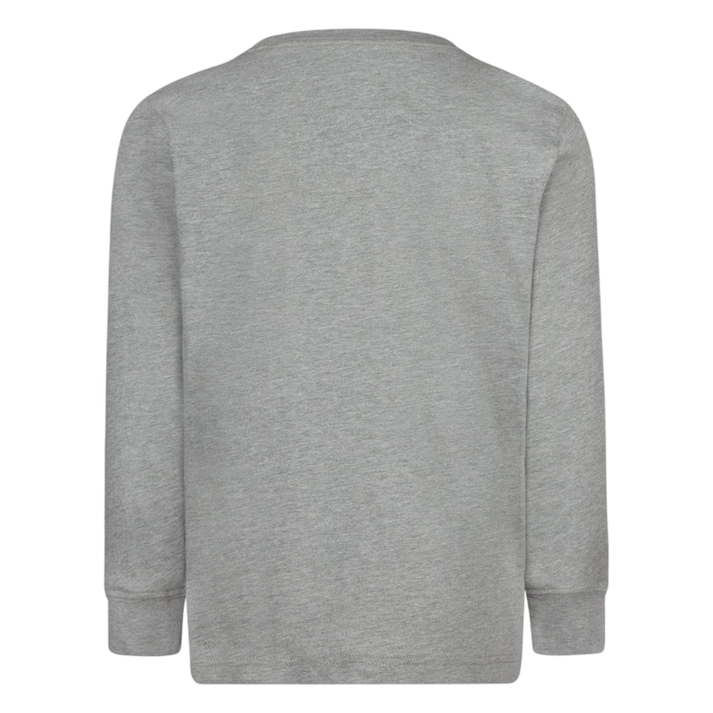 Dark Grey - Back - Nike Childrens-Kids Futura Swoosh Long-Sleeved T-Shirt
