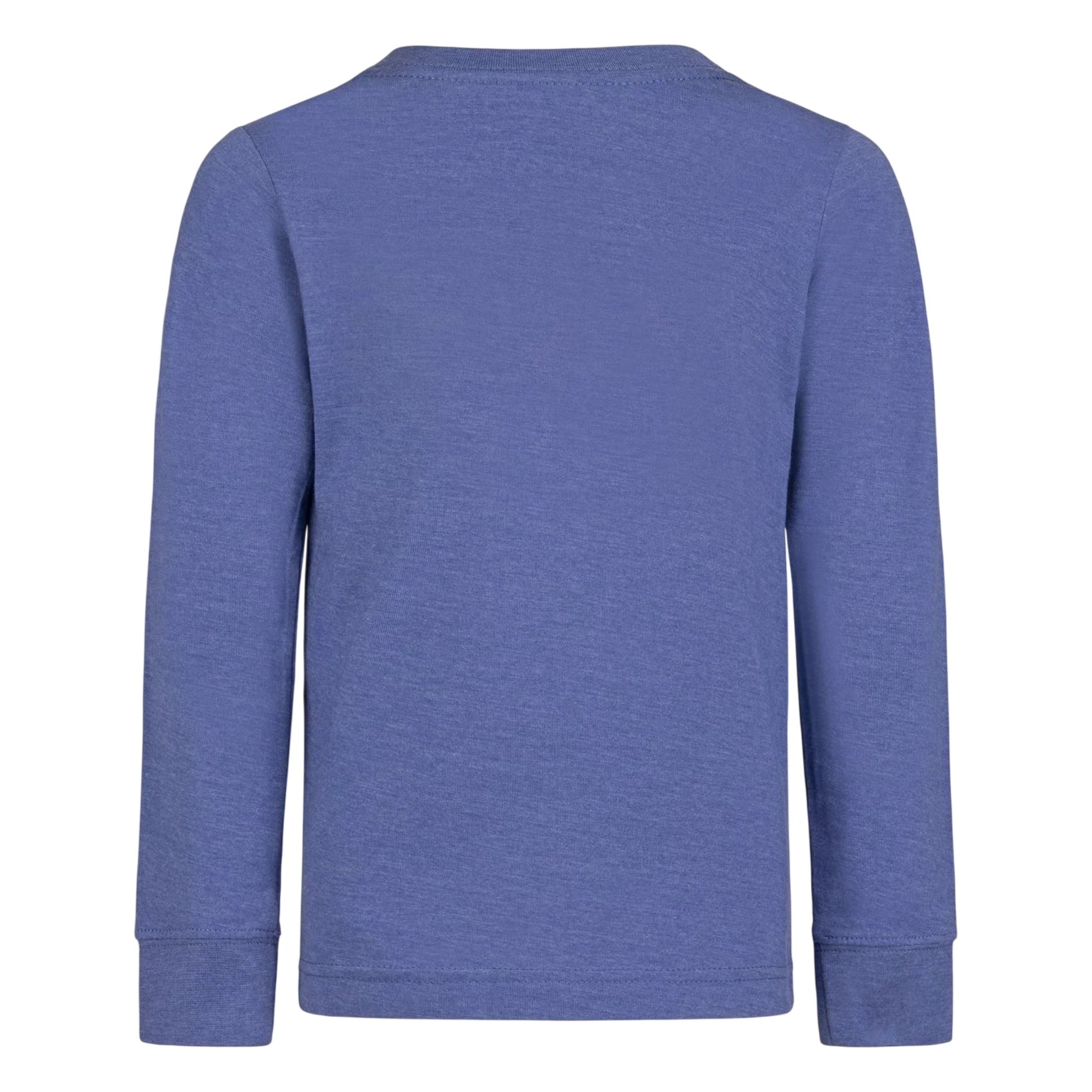 Game Royal - Back - Nike Childrens-Kids Futura Swoosh Long-Sleeved T-Shirt