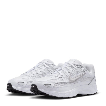 Platinum - Side - Nike Childrens-Kids P-6000 Trainers