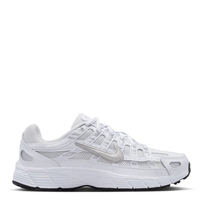 Platinum - Front - Nike Childrens-Kids P-6000 Trainers