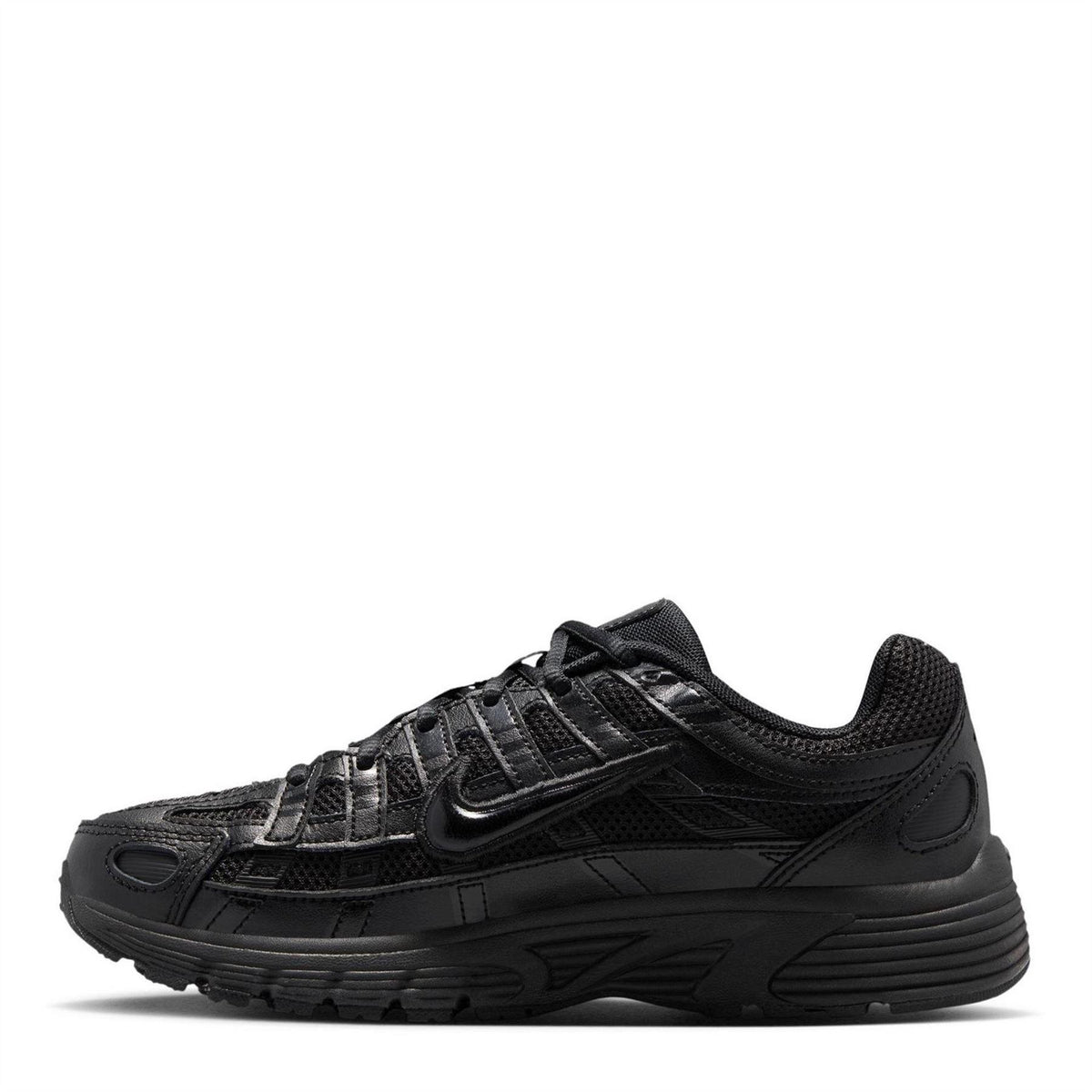 Triple Black - Back - Nike Childrens-Kids P-6000 Trainers
