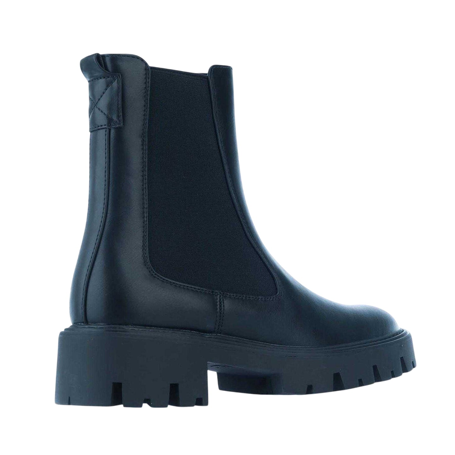 Black - Back - Only Womens-Ladies Chunky Sole Chelsea Boots