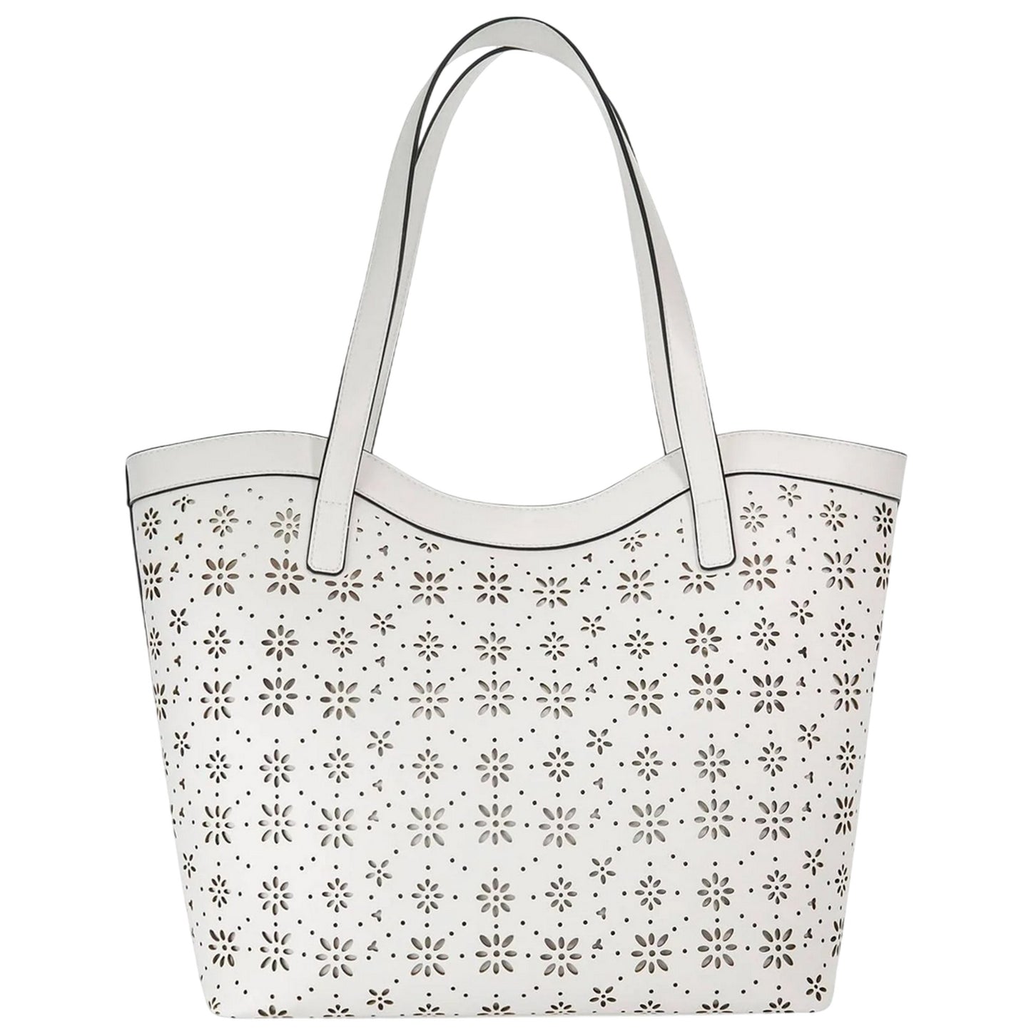 White - Back - Dune London Womens-Ladies Daizies Tote Bag