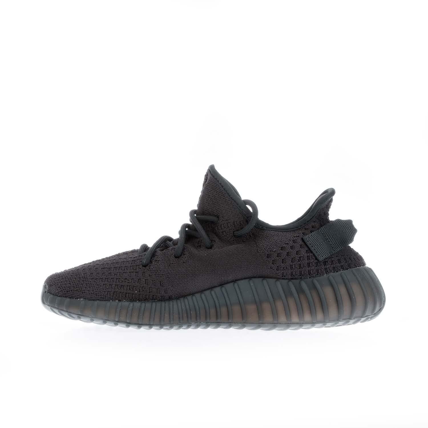 Black - Back - Yeezy Mens Boost 350 V2 Trainers