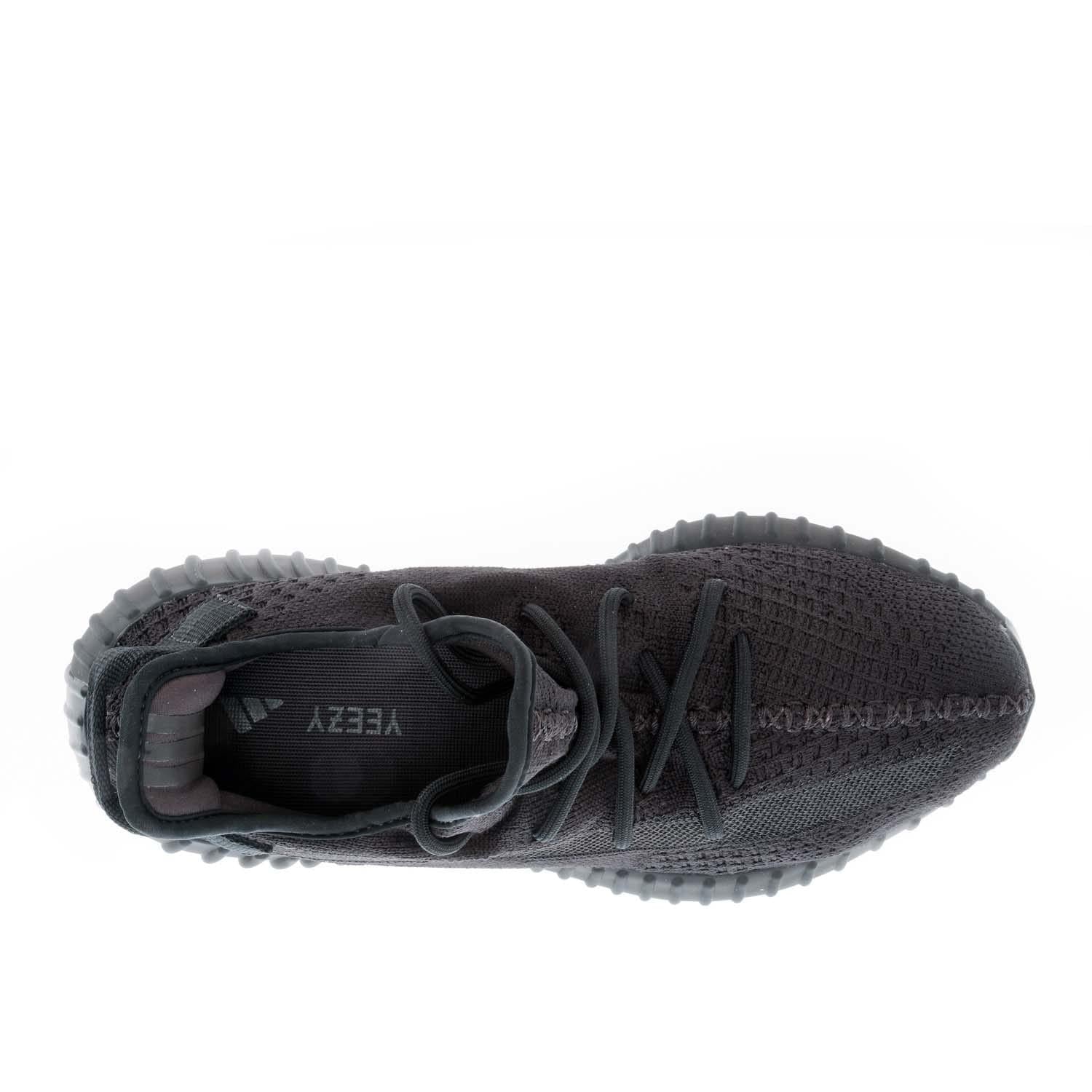 Black - Side - Yeezy Mens Boost 350 V2 Trainers