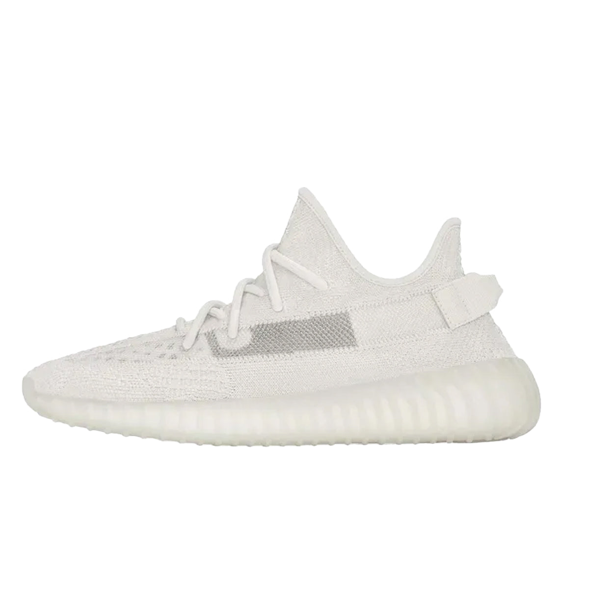 White - Side - Yeezy Mens Boost 350 V2 Trainers