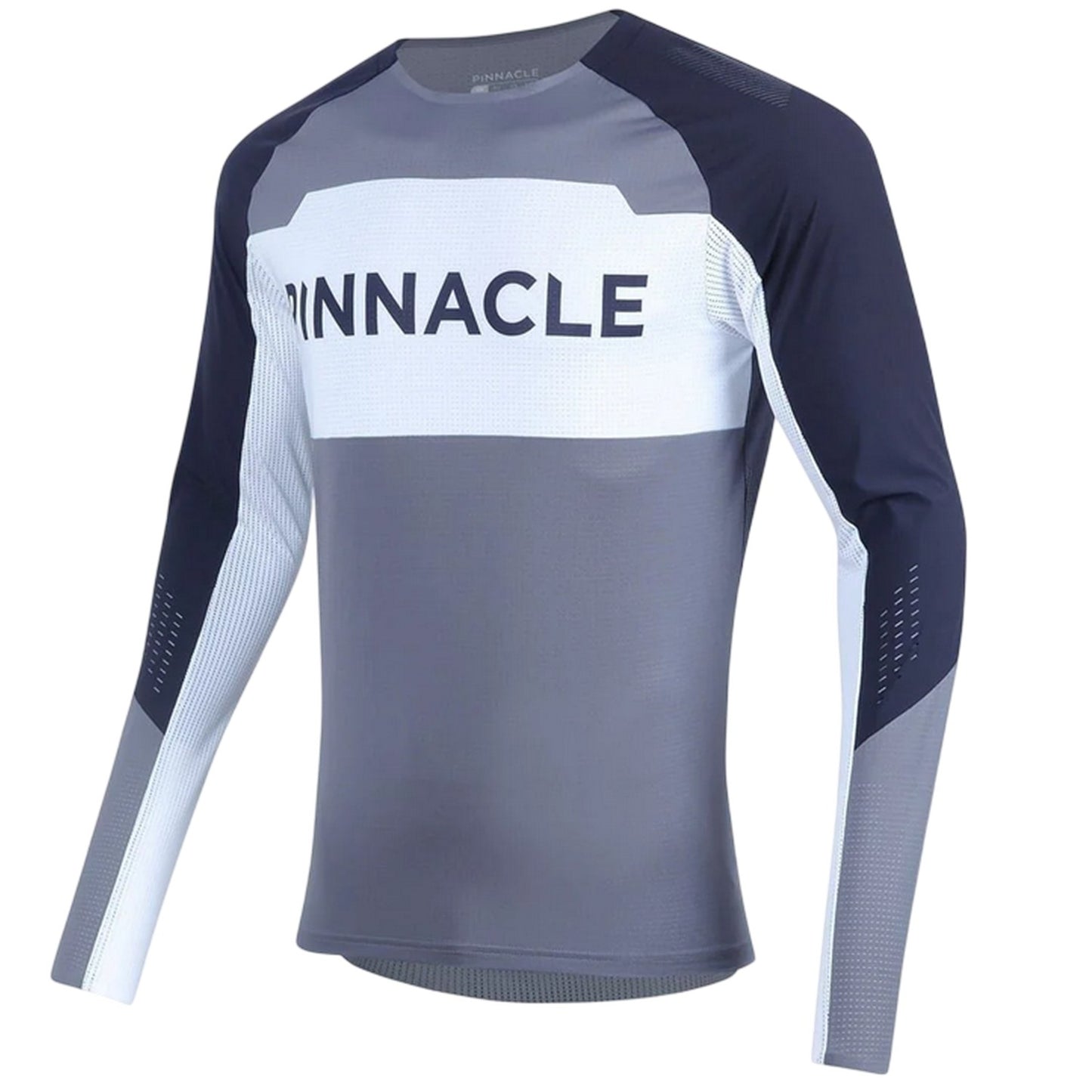Multicoloured - Side - Pinnacle Mens MTB Long-Sleeved Cycling Jersey