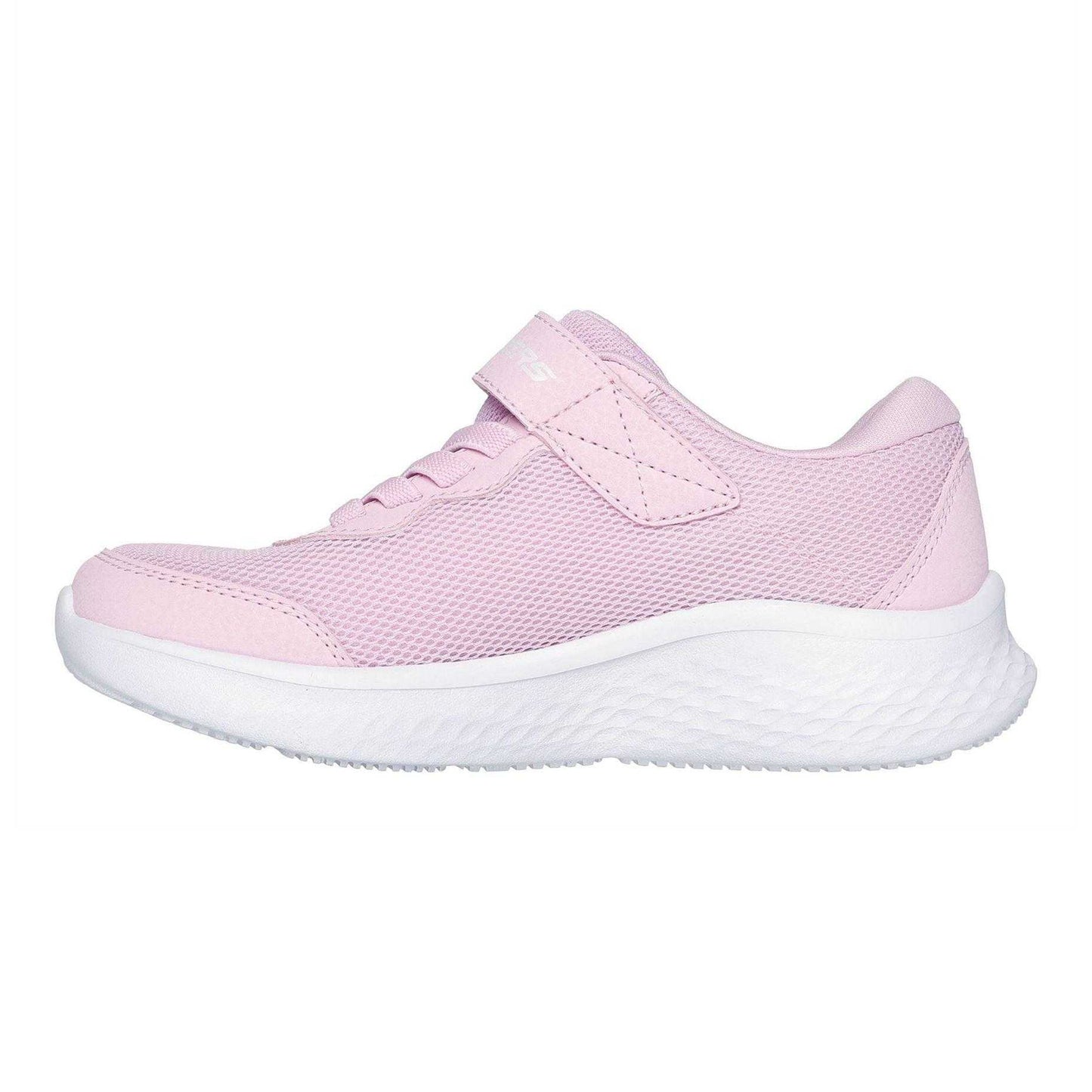 Light Pink - Back - Skechers Girls lite Pro Mesh Trainers