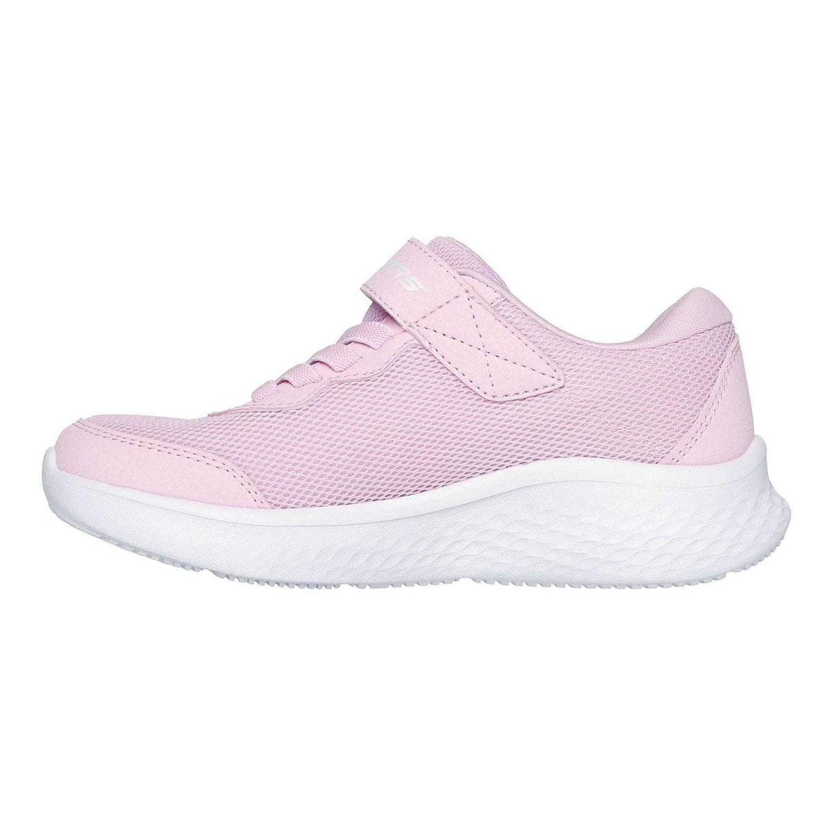 Light Pink - Back - Skechers Girls lite Pro Mesh Trainers