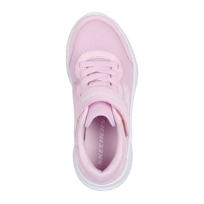 Light Pink - Side - Skechers Girls lite Pro Mesh Trainers