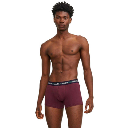 Multicoloured - Side - Jack And Jones Mens Cotton Blend Boxer Shorts (Pack of 10)