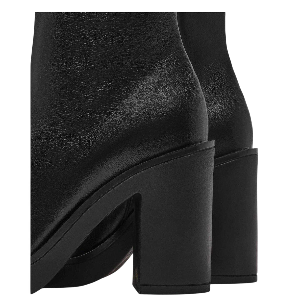 Black - Lifestyle - Steve Madden Womens-Ladies Mesmerize Block Heel Ankle Boots
