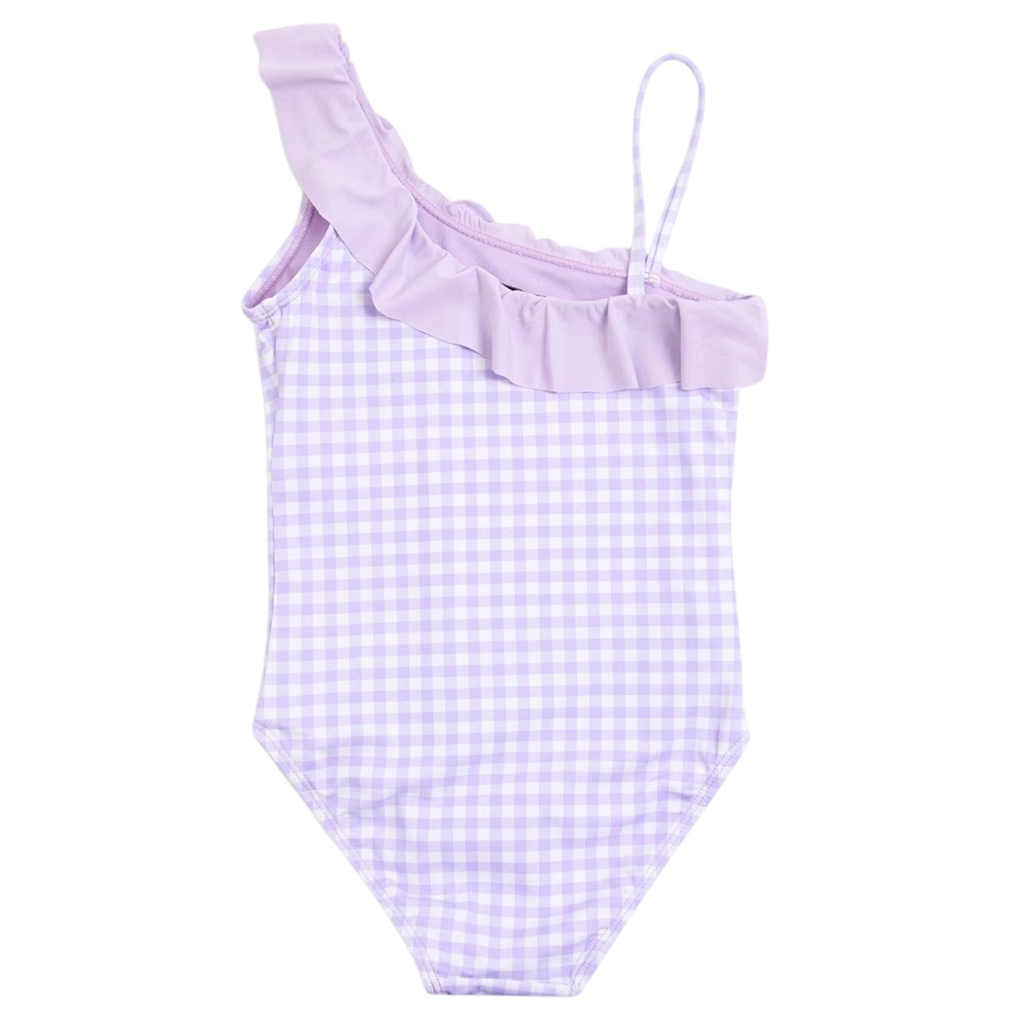 Purple - Back - Threadbare Girls One Piece Swimsuit Set