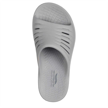 Grey - Lifestyle - Skechers Womens-Ladies Flat Sports Sandals