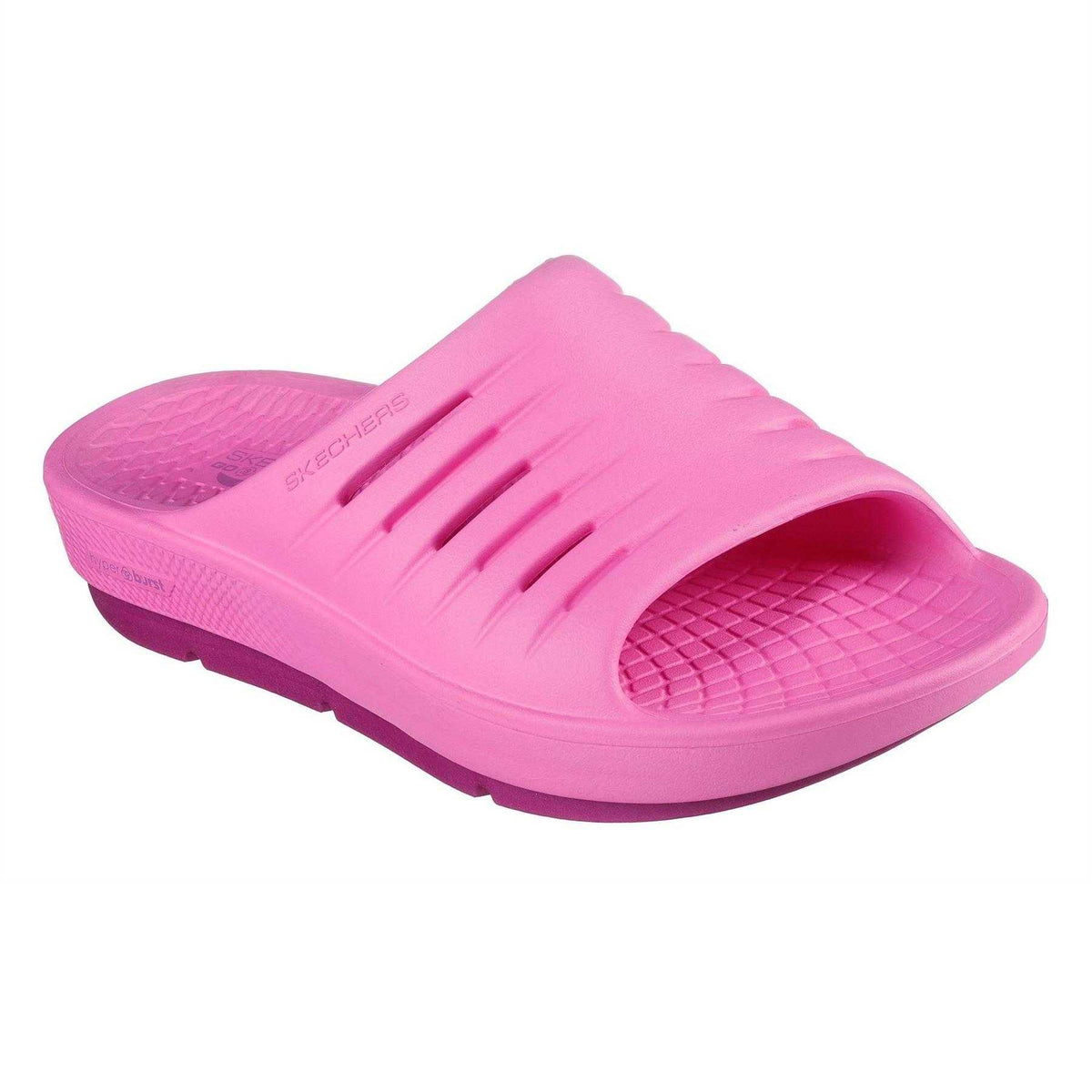 Pink - Front - Skechers Womens-Ladies Flat Sports Sandals