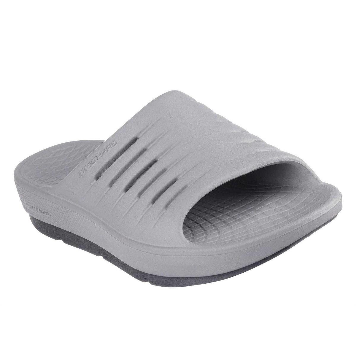 Grey - Front - Skechers Womens-Ladies Flat Sports Sandals