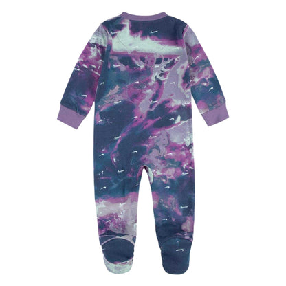 Purple - Back - Nike Baby All-Over Print Babysuit