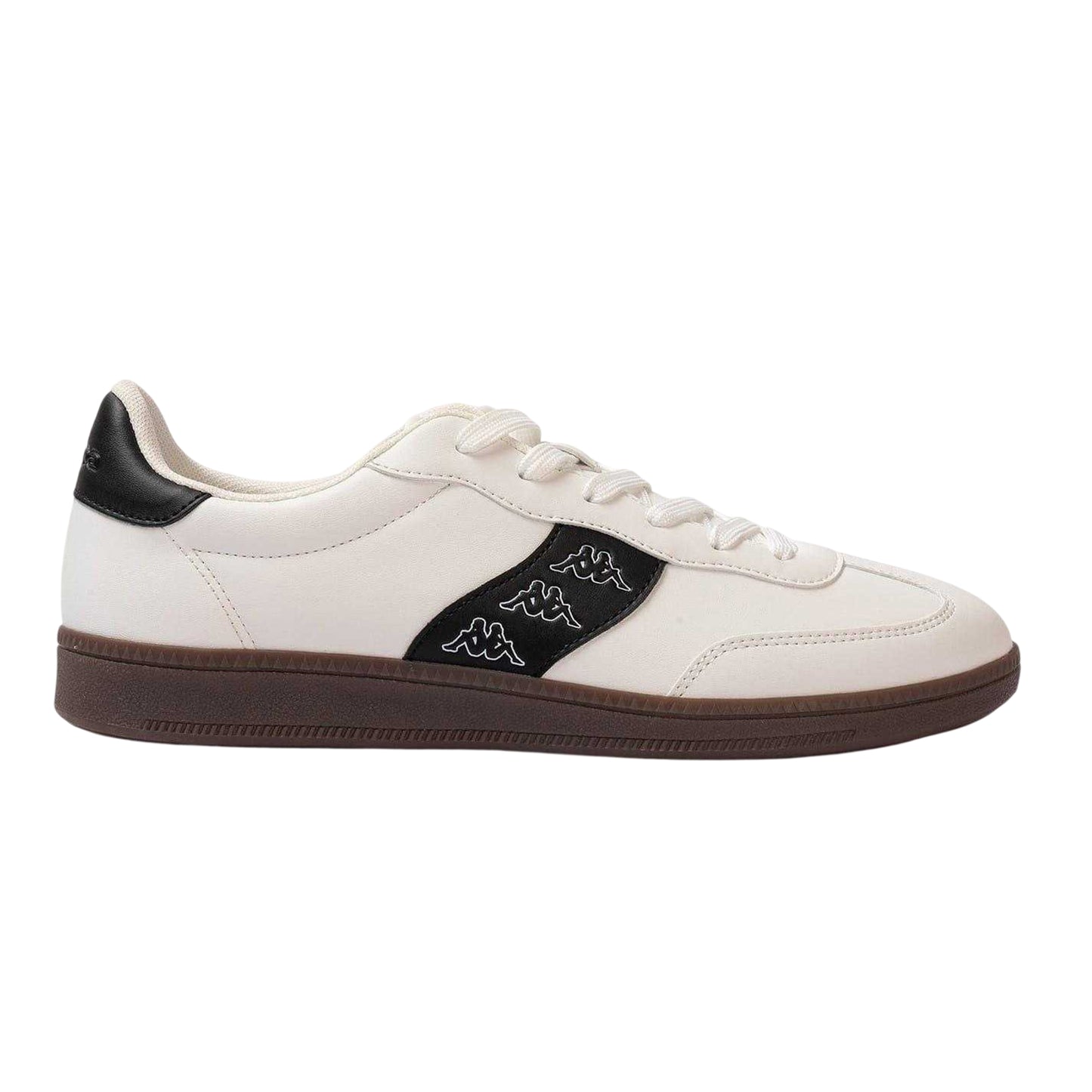 White - Front - Kappa Mens Scafa Trainers