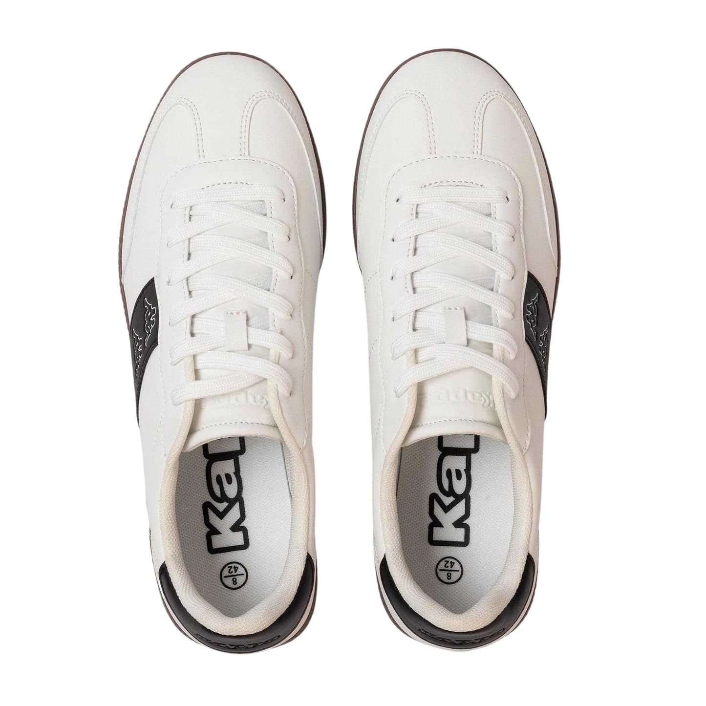 White - Side - Kappa Mens Scafa Trainers