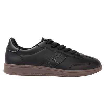 Black - Front - Kappa Mens Scafa Trainers