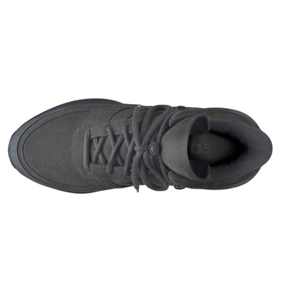 Carbon - Back - Adidas Mens Athletics Los Angeles Hiker Canvas High Top Trainers