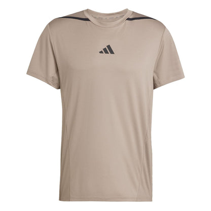 Brown - Front - Adidas Mens Designed 4 Training T-Shirt