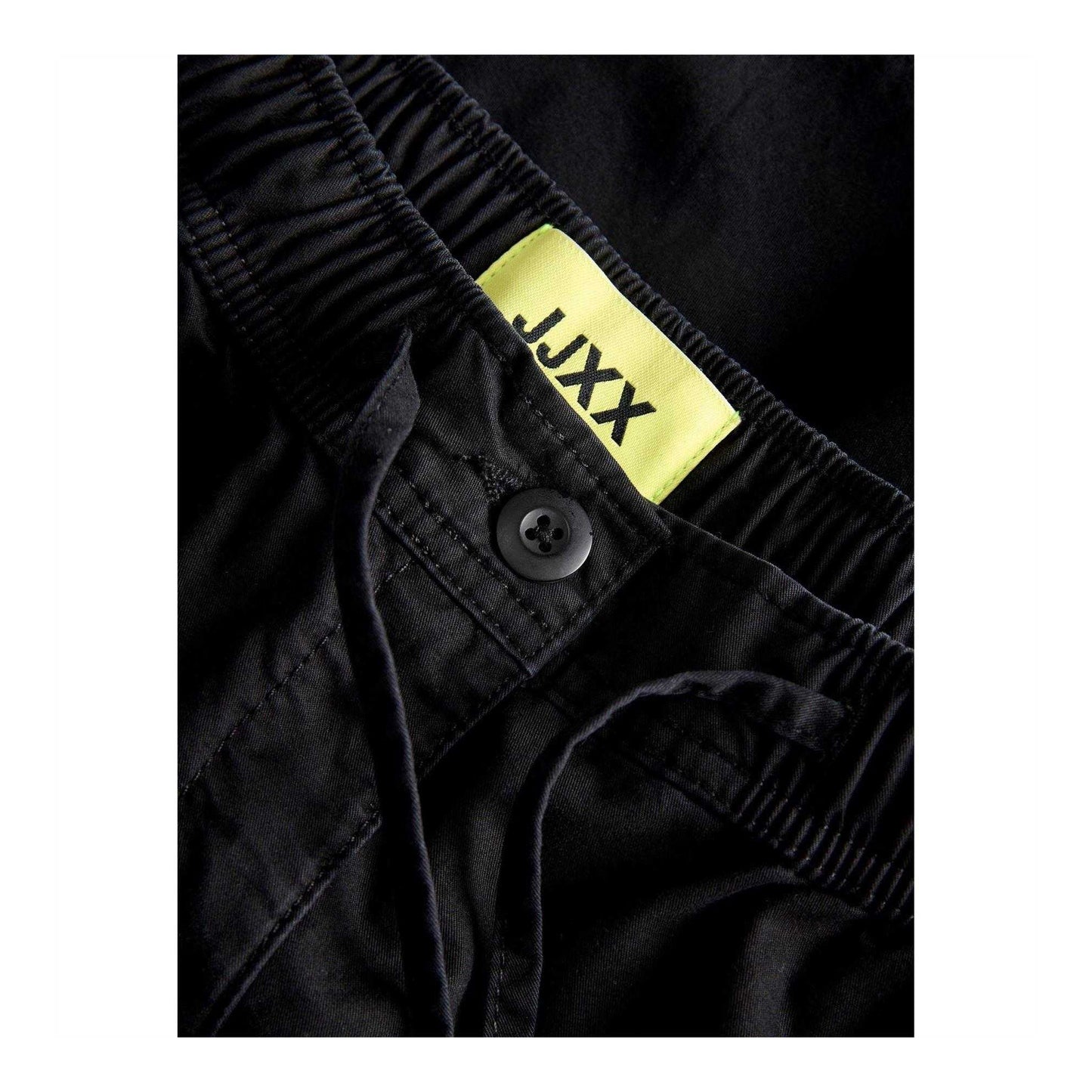 Black - Side - JJXX Womens-Ladies Woven Shorts