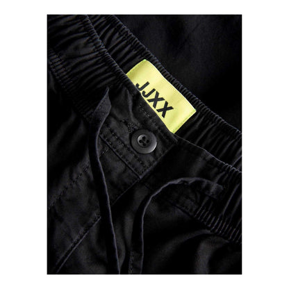Black - Side - JJXX Womens-Ladies Woven Shorts