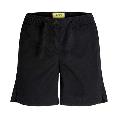 Black - Front - JJXX Womens-Ladies Woven Shorts